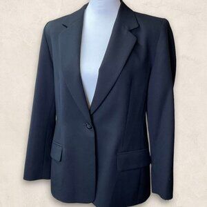 PENDLETON Black 100% Virgin Wool Blazer Size 10P